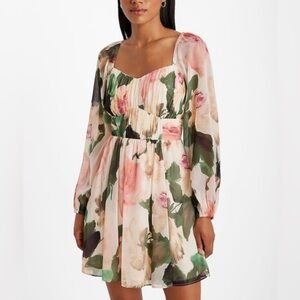 Express Sweetheart Babydoll Dress